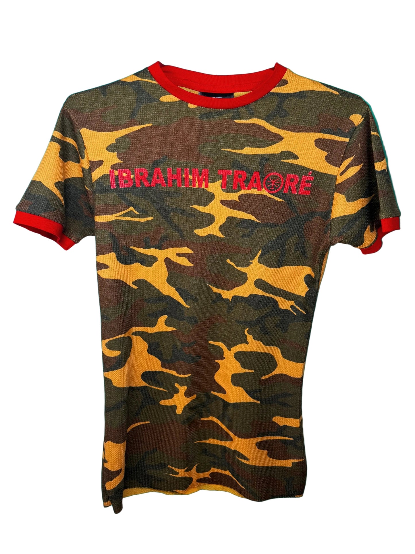03- WAFFLE KNIT SPIRIT TEE  - MOSS