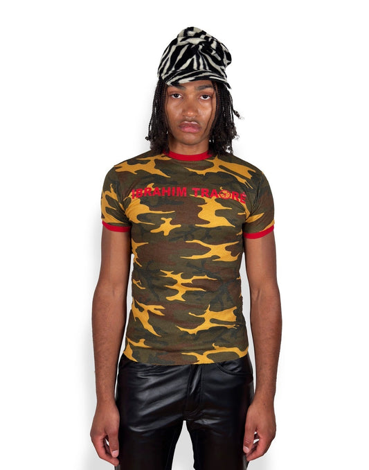 03- WAFFLE KNIT SPIRIT TEE  - MOSS
