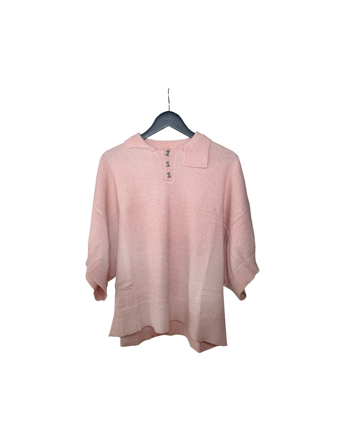 09-PINK MOHAIR POLO
