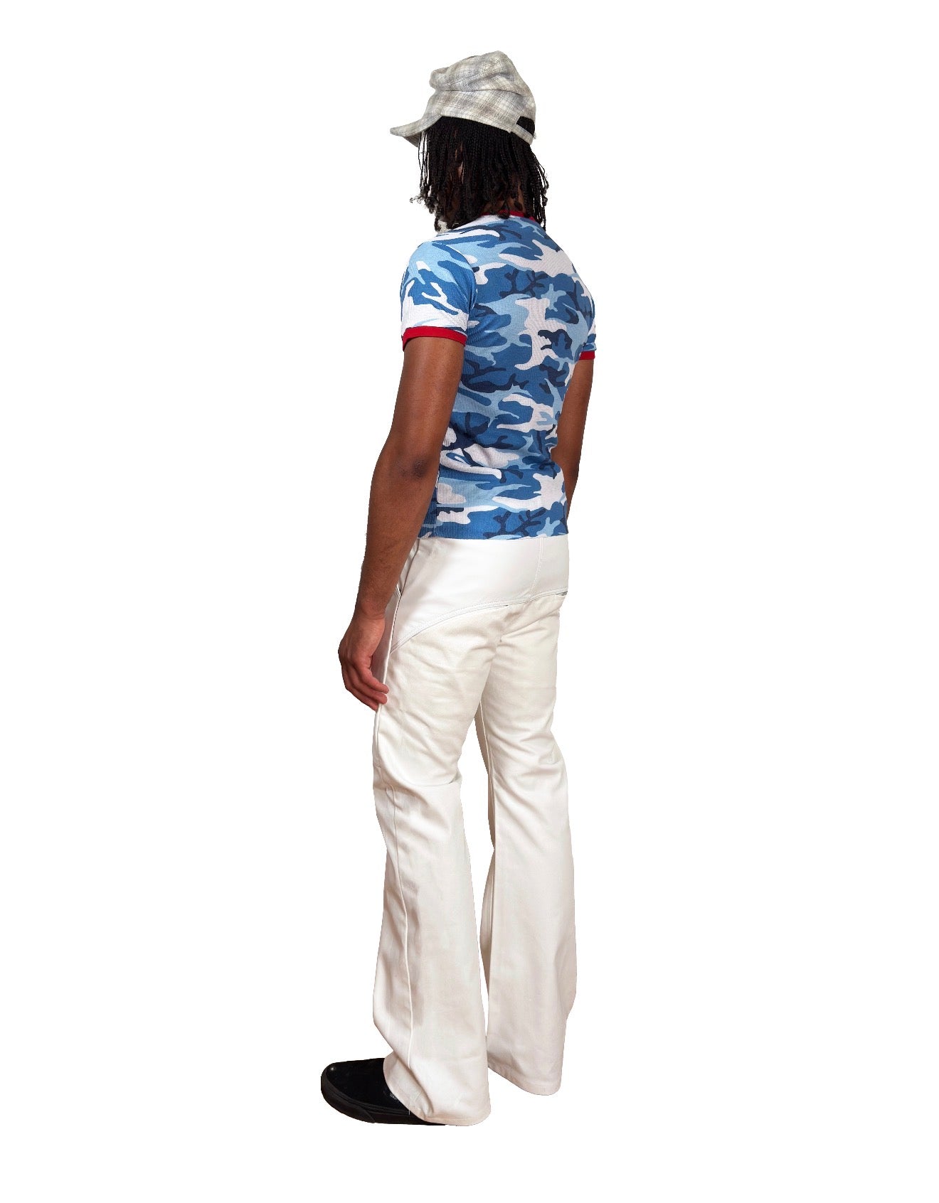 02- MUCHRISON CUT DENIM PANT - IVORY