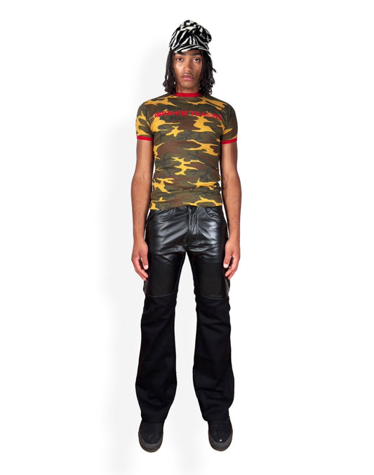 01-MUCHRISON CUT DENIM PANT - EBONY