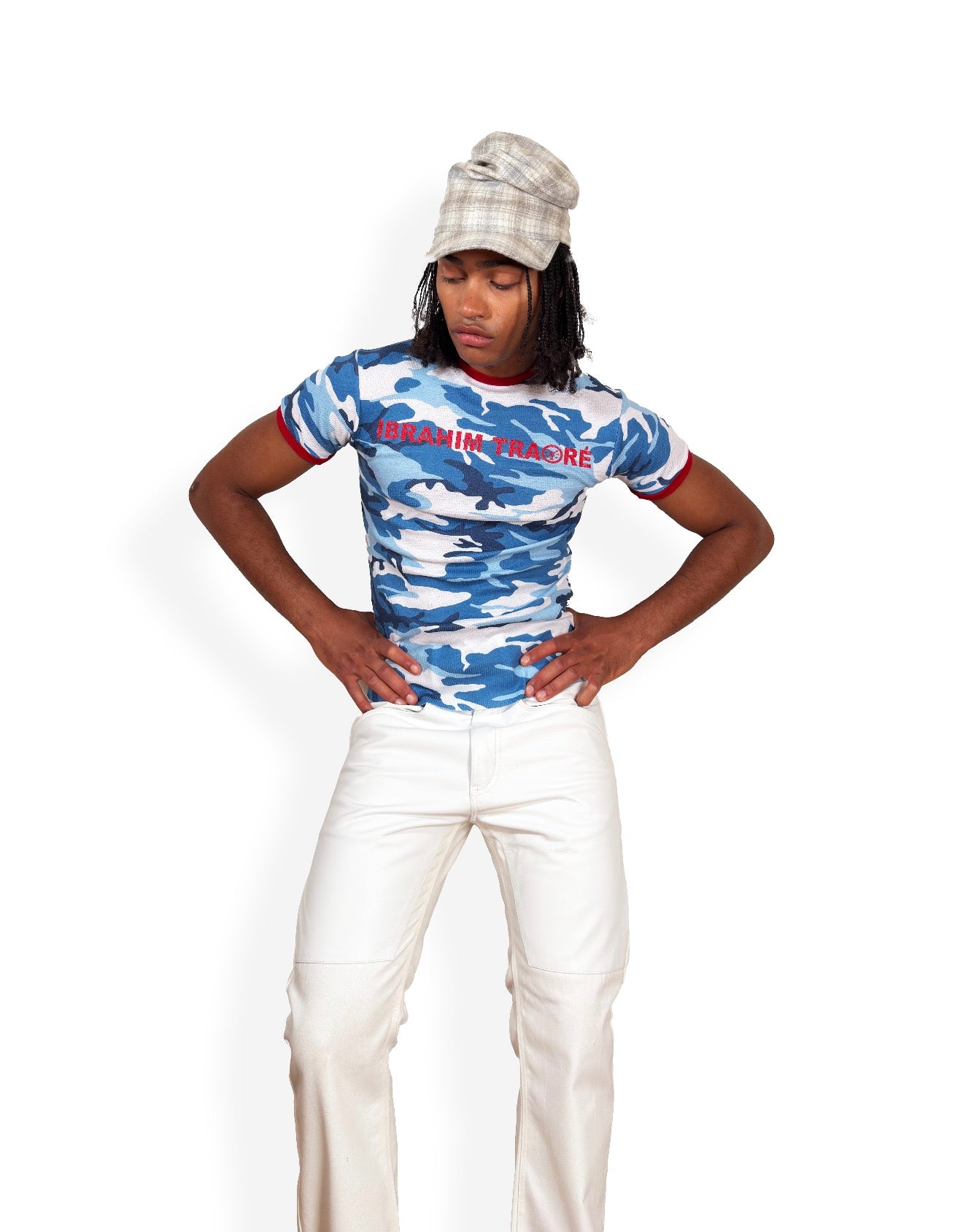04- WAFFLE KNIT SPIRIT TEE - NILE